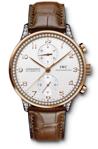 Portugieser Chrono-Automatic Red Gold / Silver / Diamond