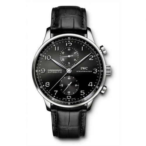 Portuguese Chrono-Automatic Stainless Steel / Black