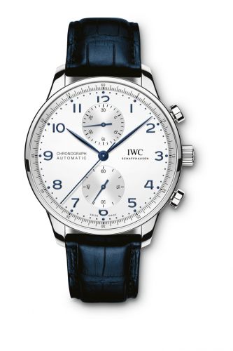 Portugieser Chronograph Stainless Steel / Silver - Blue