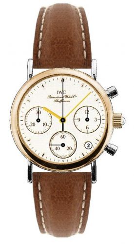 Portofino Lady Chronograph MecaQuartz Stainless Steel / Rose Gold / White / Calf