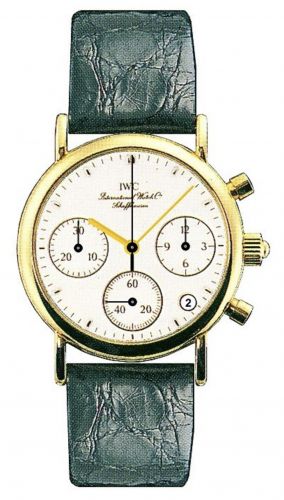 Portofino Lady Chronograph MecaQuartz Yellow Gold / White / Alligator