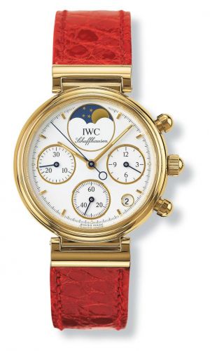 Kleine Da Vinci Yellow Gold / White / Red Croco