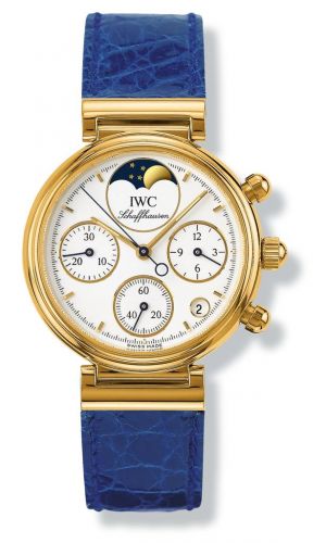 Kleine Da Vinci Yellow Gold / White / Blue Croco