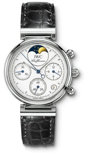 Kleine Da Vinci Stainless Steel / White / Black Croco