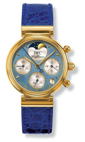 Kleine Da Vinci Yellow Gold / Blue MOP