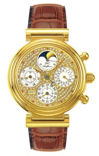 Da Vinci Perpetual Yellow Gold / Paved / German
