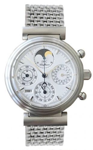 Da Vinci Perpetual Stainless Steel / White / French / Bracelet