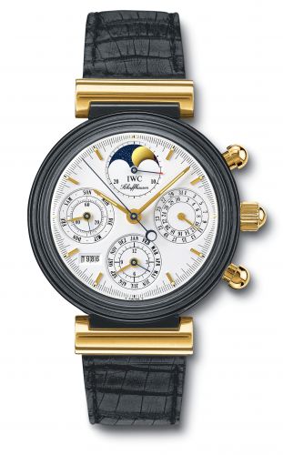Da Vinci Perpetual Black Ceramic / Yellow Gold / White / English