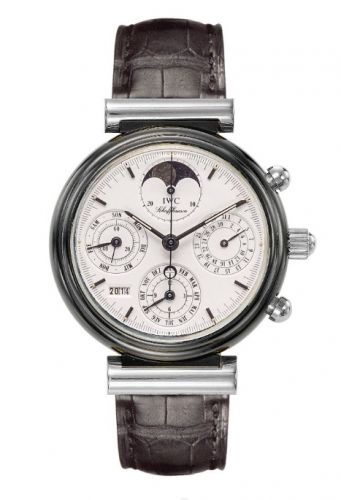 Da Vinci Perpetual Black Ceramic / White Gold / White / English
