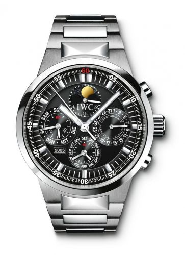 GST Perpetual Calendar Stainless Steel / Black / German