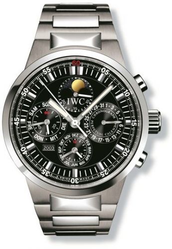 GST Perpetual Calendar Stainless Steel / Black / English