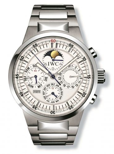 GST Perpetual Calendar Stainless Steel / White / English