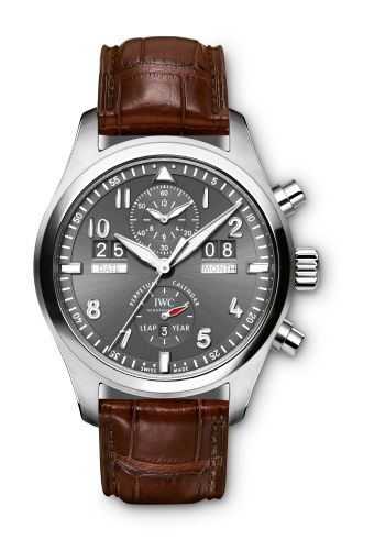 Pilot's Watch Spitfire Perpetual Calendar Digital Date-Month Stainless Steel