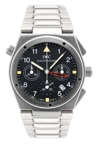 Ingenieur Mecaquartz Chronograph Alarm Stainless Steel / Black / Bracelet