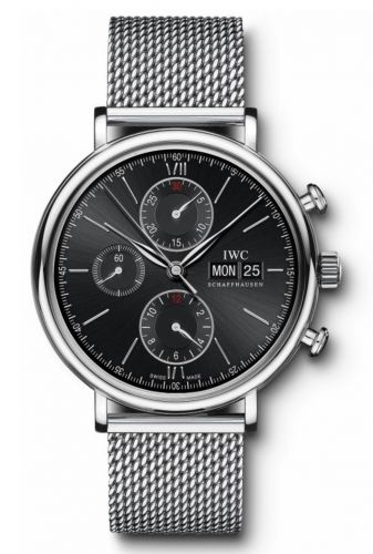 Portofino Chronograph Stainless Steel / Black / Mesh