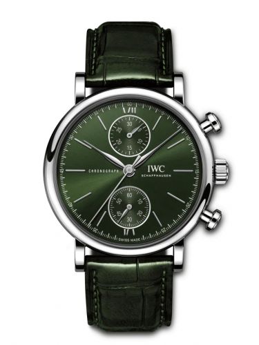 Portofino Chronograph 39 Stainless Steel / Green