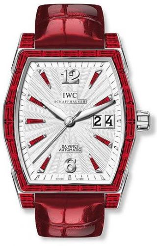 Da Vinci Automatic Midsize White Gold / Ruby / Silver