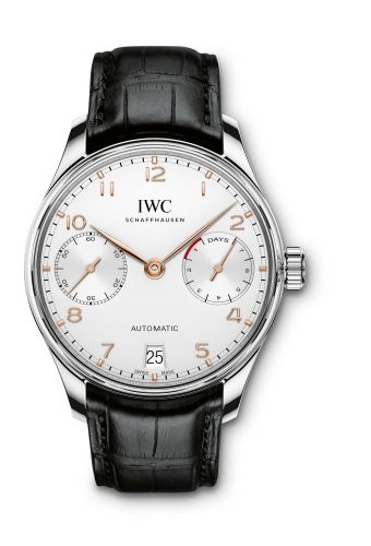 Portugieser Automatic 5007 Stainless Steel / Silver / Gold Numerals