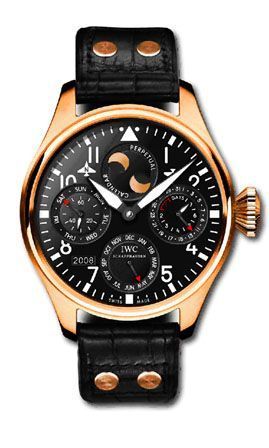 Big Pilot Perpetual Calendar Red Gold / Black / Swiss Fine Time
