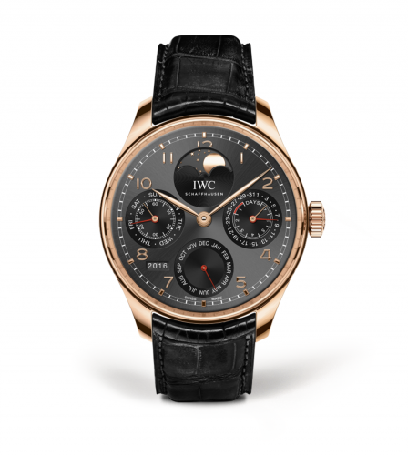 Portugieser Perpetual Calendar Single Moon Red Gold / Dubail
