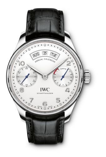 Portugieser Annual Calendar Stainless Steel / Silver