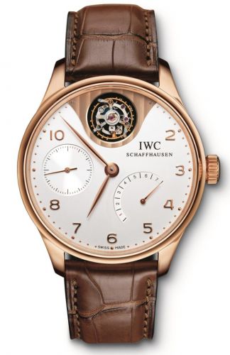 Portugieser Tourbillon Mystere Rose Gold / Silver
