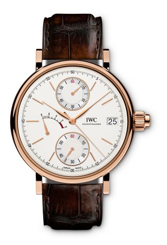 Portofino Hand-Wound Monopusher Red Gold / Silver