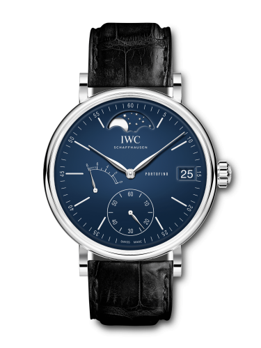 Portofino Hand-Wound Eight Days Moonphase 