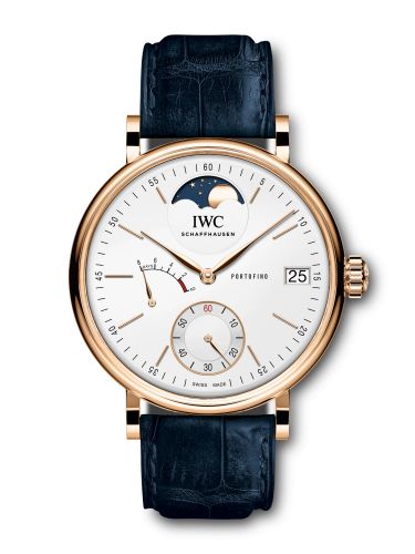 Portofino Hand-Wound Eight Days Moonphase Red Gold / Silver