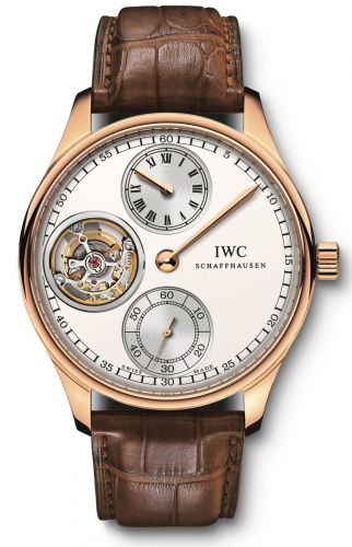 Portugieser Regulateur Tourbillon Rose Gold / Silver