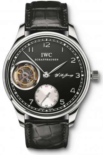 Portugieser Tourbillon Hand-Wound F.A. Jones Platinum / Black