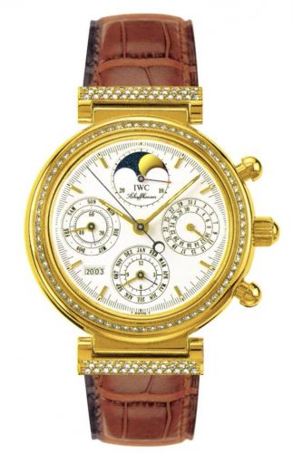 Da Vinci Perpetual Yellow Gold / Diamond / White / English