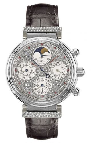 Da Vinci Perpetual White Gold / Diamond / Paved / English