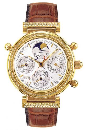 Da Vinci Perpetual Rattrapante Yellow Gold / Diamond / Silver / Italian