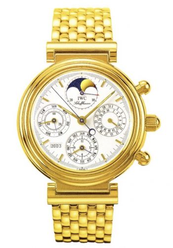 Da Vinci Perpetual Yellow Gold / White / English / Bracelet
