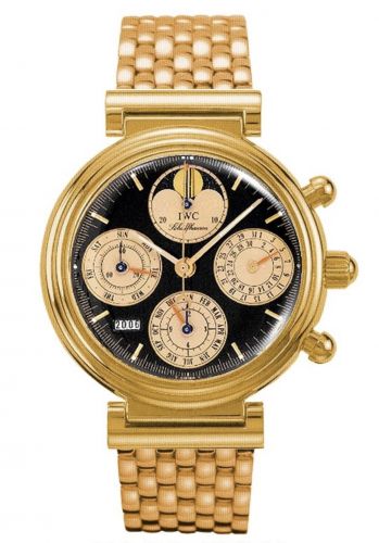 Da Vinci Perpetual Red Gold / Black / French / Bracelet