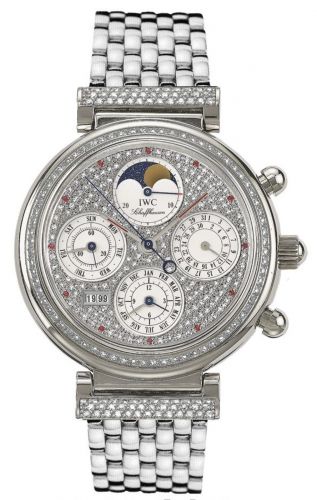 Da Vinci Perpetual White Gold / Diamond / Paved / Italian