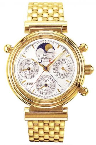 Da Vinci Perpetual Rattrapante Yellow Gold / Silver / German / Bracelet