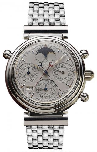 Da Vinci Perpetual Rattrapante Platinum / Silver / German / Bracelet
