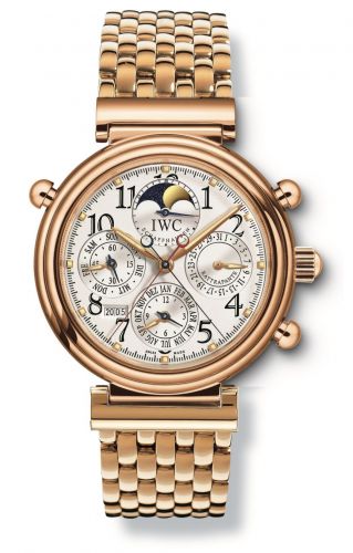 Da Vinci Perpetual Rattrapante Rose Gold / Silver / German / Bracelet