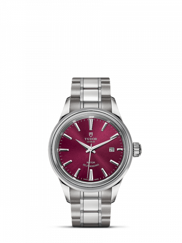 Style 28 Stainless Steel / Burgundy / Bracelet