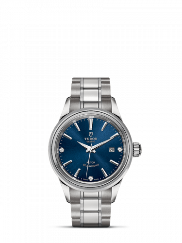 Style 28 Stainless Steel / Blue-Diamond / Bracelet