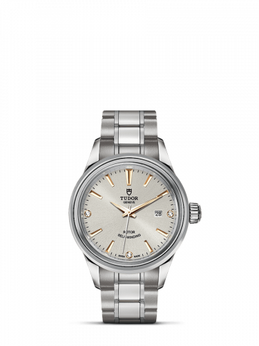 Style 28 Stainless Steel / Silver-Diamond / Bracelet