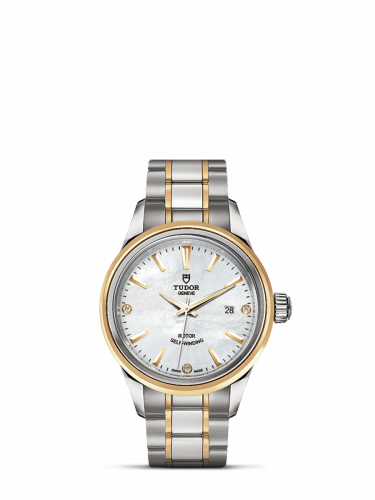 Style 28 Stainless Steel / Yellow Gold / MOP-Diamond / Bracelet