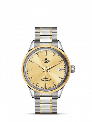 Style 34 Stainless Steel / Yellow Gold / Champagne / Bracelet