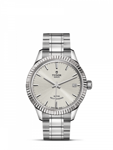 Style 34 Stainless Steel / Fluted / Silver / Bracelet