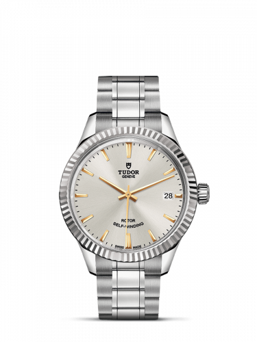 Style 34 Stainless Steel / Fluted / Silver / Bracelet