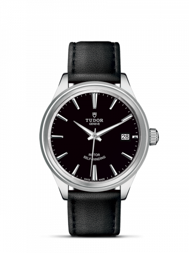 Style 38 Stainless Steel / Black / Strap