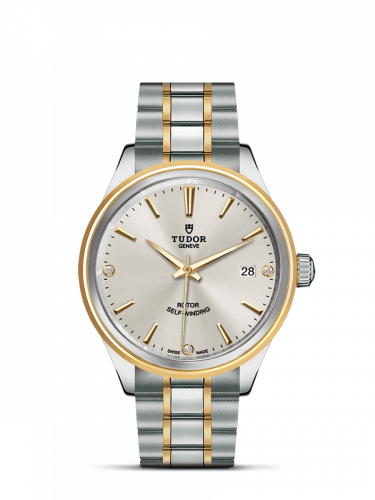 Style 38 Stainless Steel / Yellow Gold / Silver-Diamond / Bracelet