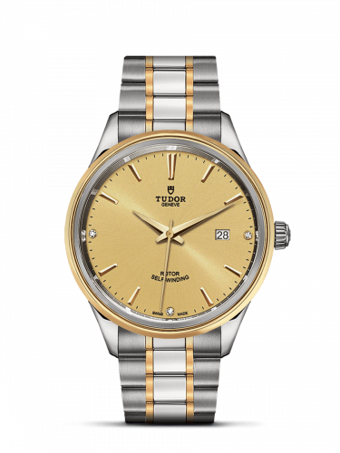 Style 41 Stainless Steel / Yellow Gold / Champagne-Diamond / Bracelet